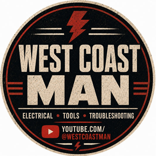 West Coast Man Hardhat Sticker